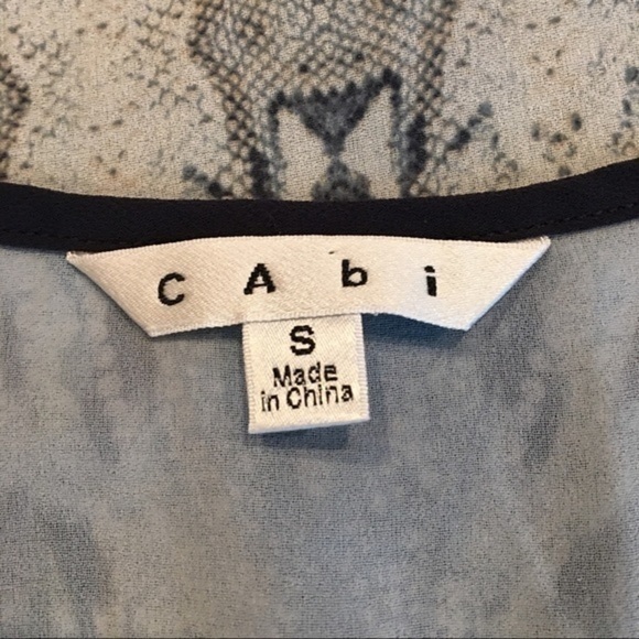 CAbi #253 Mixed Print Tunic Top - Picture 5 of 7